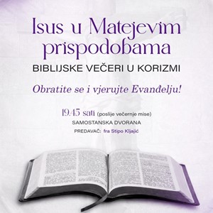 Biblijske večeri u korizmi